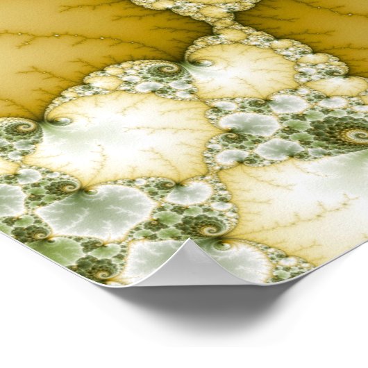 Fraktal Art Scales Poster (Ecke)