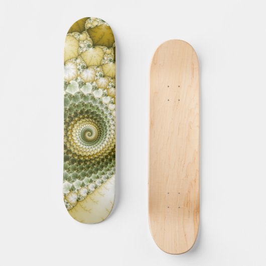 Fraktal Art Scales Skateboard (Vorderseite)