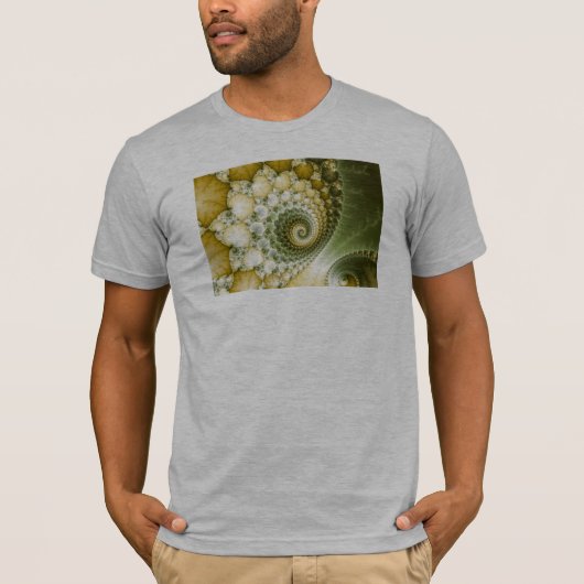 Fraktal Art Scales T-Shirt (Vorderseite)