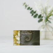 Fraktal Art Scales Visitenkarte (Stehend Vorderseite)