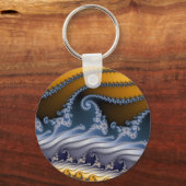 Fraktal Art Schlüsselanhänger (Vorderseite)