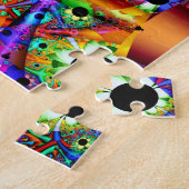 Fraktal Art Sonnenblumen Puzzle (Seite)