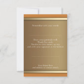 Fraktal Art Swirl Vielen Dank Einladung (Rückseite)