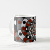 Fraktal-Art-Tasse Kaffeetasse (Vorderseite Links)