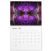 Fraktal Artistry 12 Monate Kalender (Feb 2027)