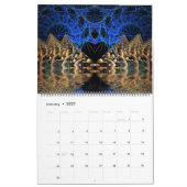 Fraktal Artistry 12 Monate Kalender (Jan 2027)