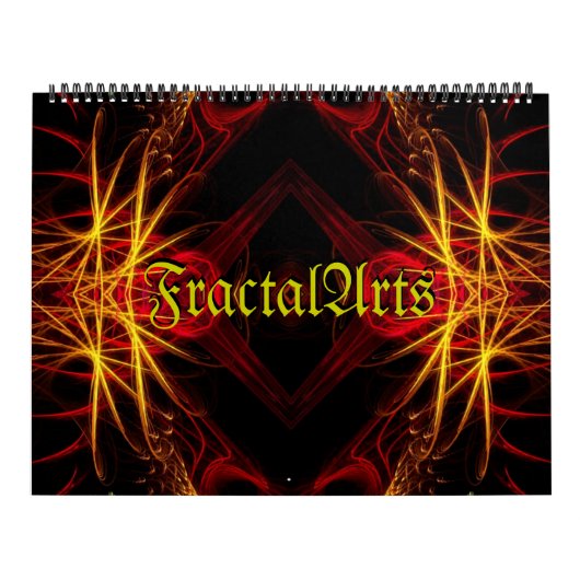 Fraktal Artistry 12 Monate Kalender (Titelbild)