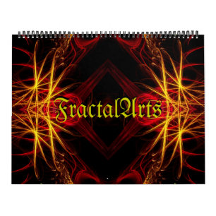 Fraktal Artistry 12 Monate Kalender