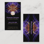 Fraktal Artistry Business Cards Visitenkarte (Vorne/Hinten)