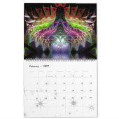 Fraktal ARTS - 12-monatiger Mauerkalender Kalender (Feb 2027)