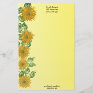 Fraktal Artwork Blume Leaf Border Briefpapier
