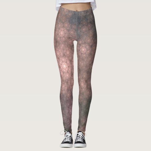 Fraktal Artwork Leggings (Vorderseite)