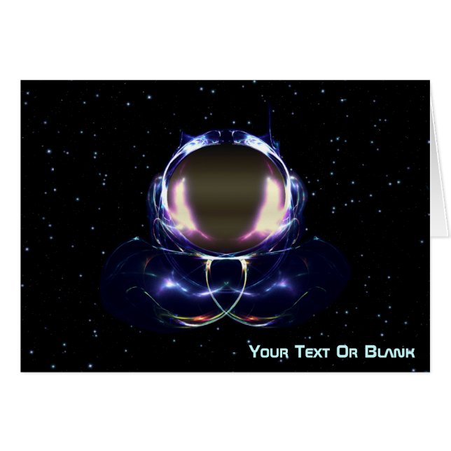 Fraktal Astronaut (Vorderseite (Horizontal))