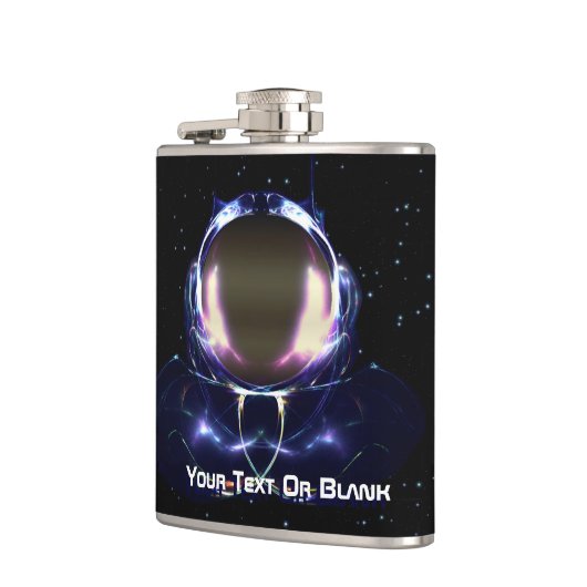 Fraktal Astronaut Flachmann (Links)