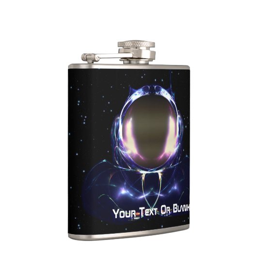 Fraktal Astronaut Flachmann (Rechts)