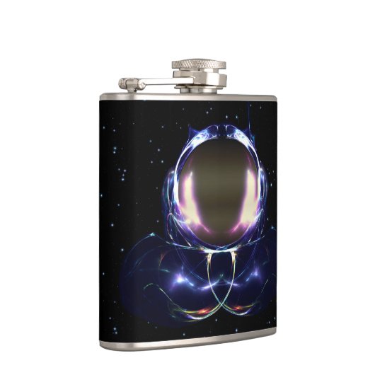 Fraktal Astronaut Flachmann (Rechts)