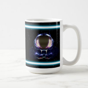 Fraktal Astronaut Kaffeetasse