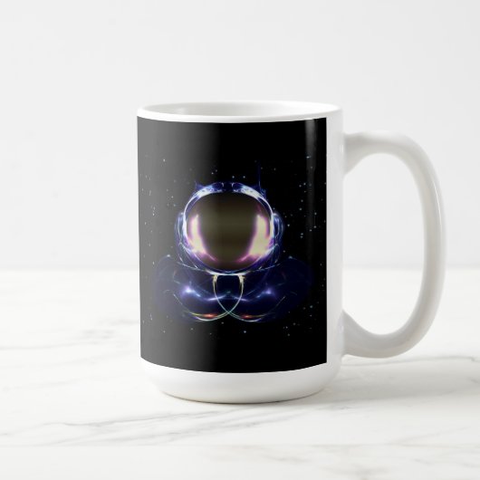 Fraktal Astronaut Kaffeetasse (Rechts)