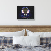 Fraktal Astronaut Leinwanddruck (Insitu (Schlafzimmer))