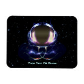 Fraktal Astronaut Magnet (Horizontal)