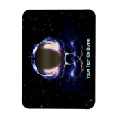 Fraktal Astronaut Magnet (Vertikal)