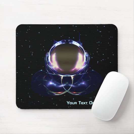 Fraktal Astronaut Mousepad (Mit Mouse)