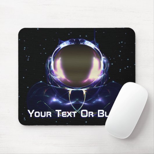 Fraktal Astronaut Mousepad (Mit Mouse)
