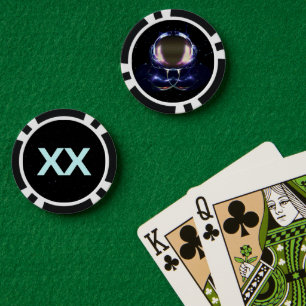 Fraktal-Astronaut Pokerchips
