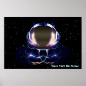 Fraktal Astronaut Poster (Vorne)