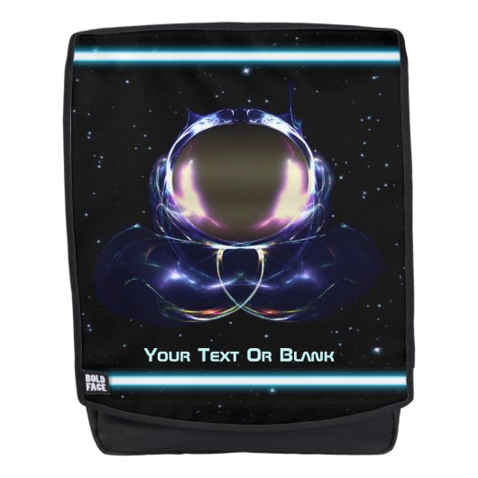 Fraktal Astronaut Rucksack (Vorderseite)