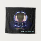 Fraktal Astronaut Wandteppich (Vorderseite (Horizontal))