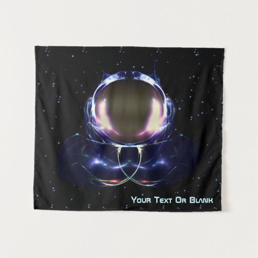 Fraktal Astronaut Wandteppich (Vorderseite (Horizontal))