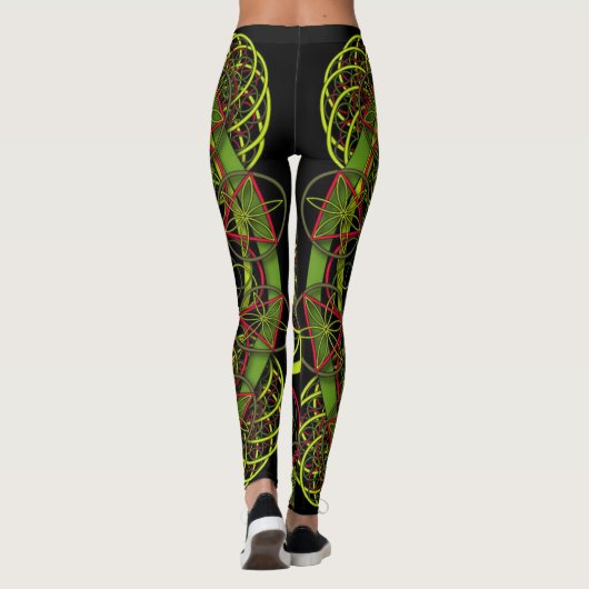 Fraktal Attraktion Leggings (Rückseite)
