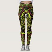 Fraktal Attraktion Leggings (Vorderseite)