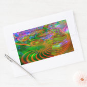 Fraktal-Aufkleber Rechteckiger Aufkleber (Umschlag)