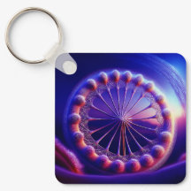 Fraktal aus blauem Lüstern