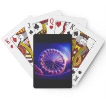 Fraktal aus blauem Lüstern