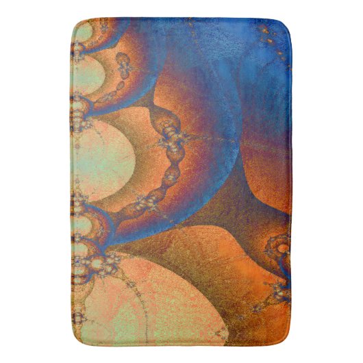 Fraktal Badematte (Vorderseite Vertikal)