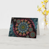 Fraktal-Bandkarte Karte (Gelbe Blume)