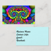 Fraktal-Baum des Lebens Visitenkarte (Vorne/Hinten)