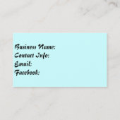 Fraktal-Baum des Lebens Visitenkarte (Rückseite)