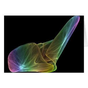 Fraktal-bequeme Stuhl-Karte