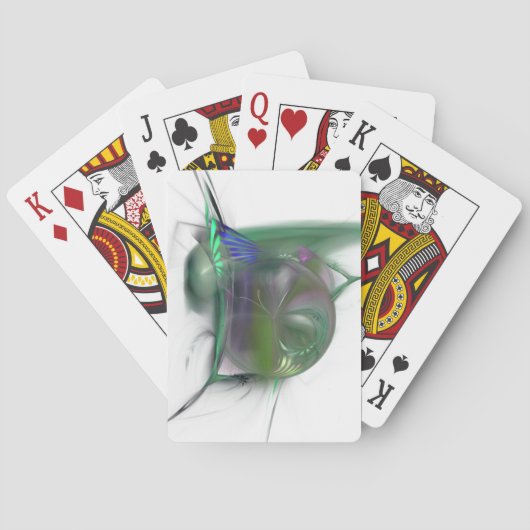 Fraktal-Bildkarten Spielkarten (Rückseite)