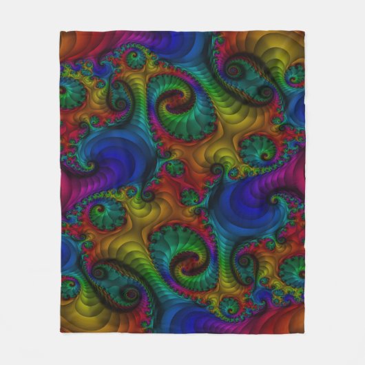 Fraktal Blanket 2 Fleecedecke (Vorderseite)