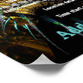 Fraktal Blast Party Flyer Poster (Ecke)