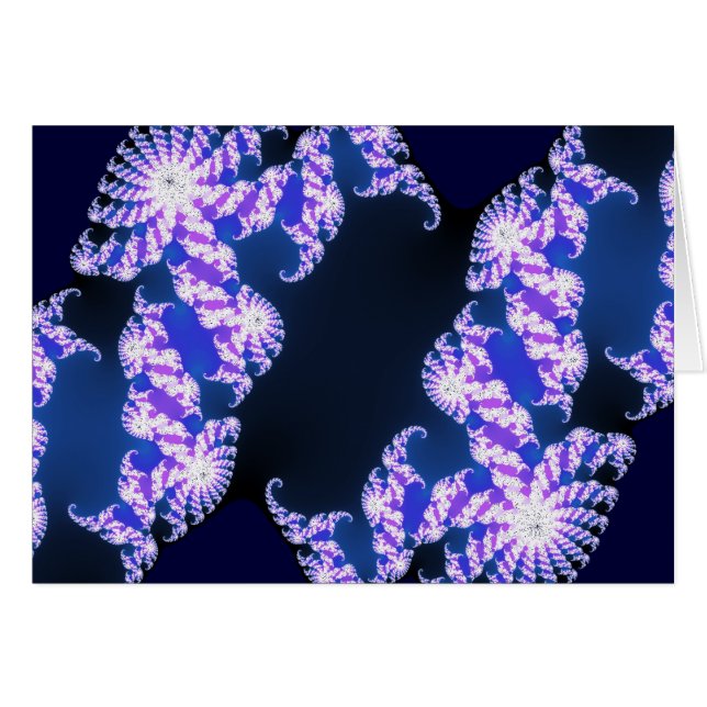 Fraktal blau (Vorderseite (Horizontal))