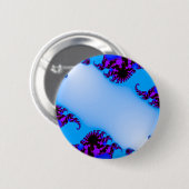 Fraktal blau button (Vorne & Hinten)