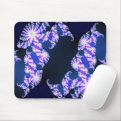 Fraktal blau mousepad (Mit Mouse)