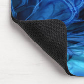 Fraktal blaues Marmorierungmousepad Mousepad (Ecke)