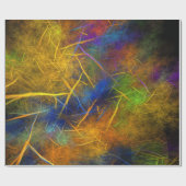 Fraktal Blitze (Sturmflame) Geschenkpapier (Flach)